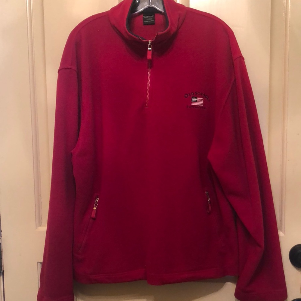 Light weight fleece front zip pullover